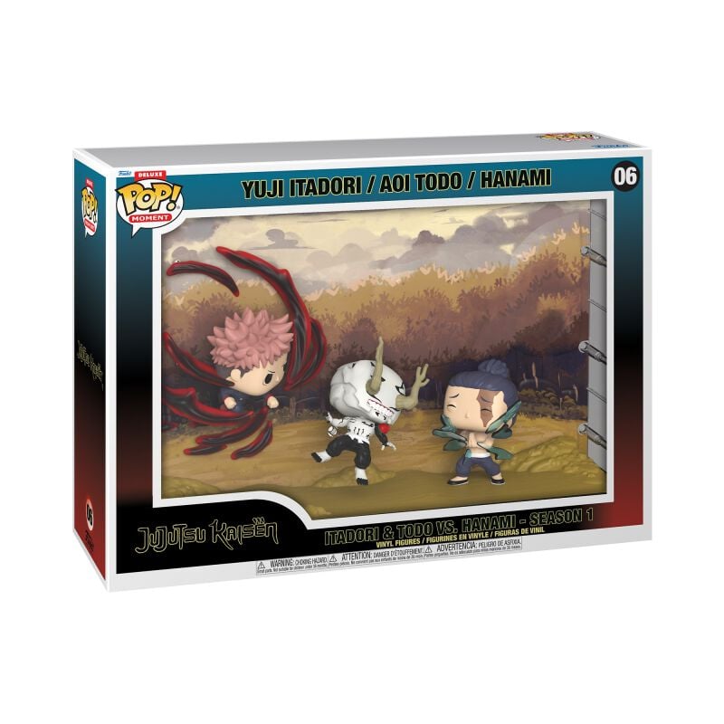 0889698702652 - Yuji Itadori & A0I Todo & Hanami (Pop! Moments Deluxe) Vinyl Figur 06 Funko Pop! multicolor