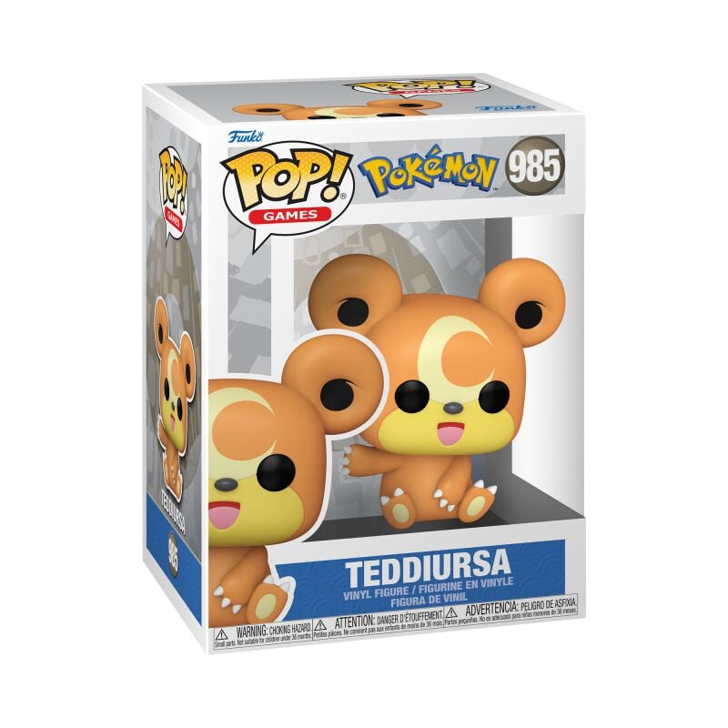 0889698709361 - Teddiursa Vinyl Figur 985 Funko Pop! multicolor