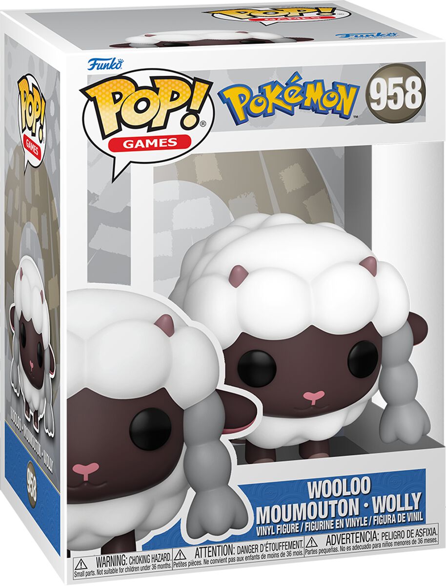 0889698709781 - Wooloo - Moumouton - Wolly Vinyl Figur 958 Funko Pop! multicolor