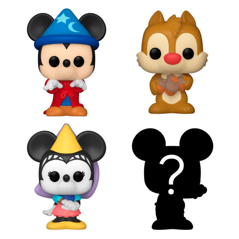 0889698713214 - Figurine Bitty Pop Disney Zauberer Mickey Blister 4 (x4)