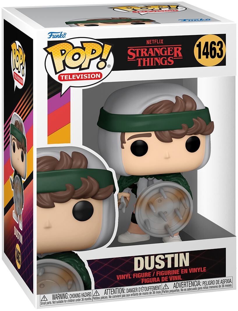 0889698721370 - Season 4 - Dustin Vinyl Figur 1463 Funko Pop! multicolor