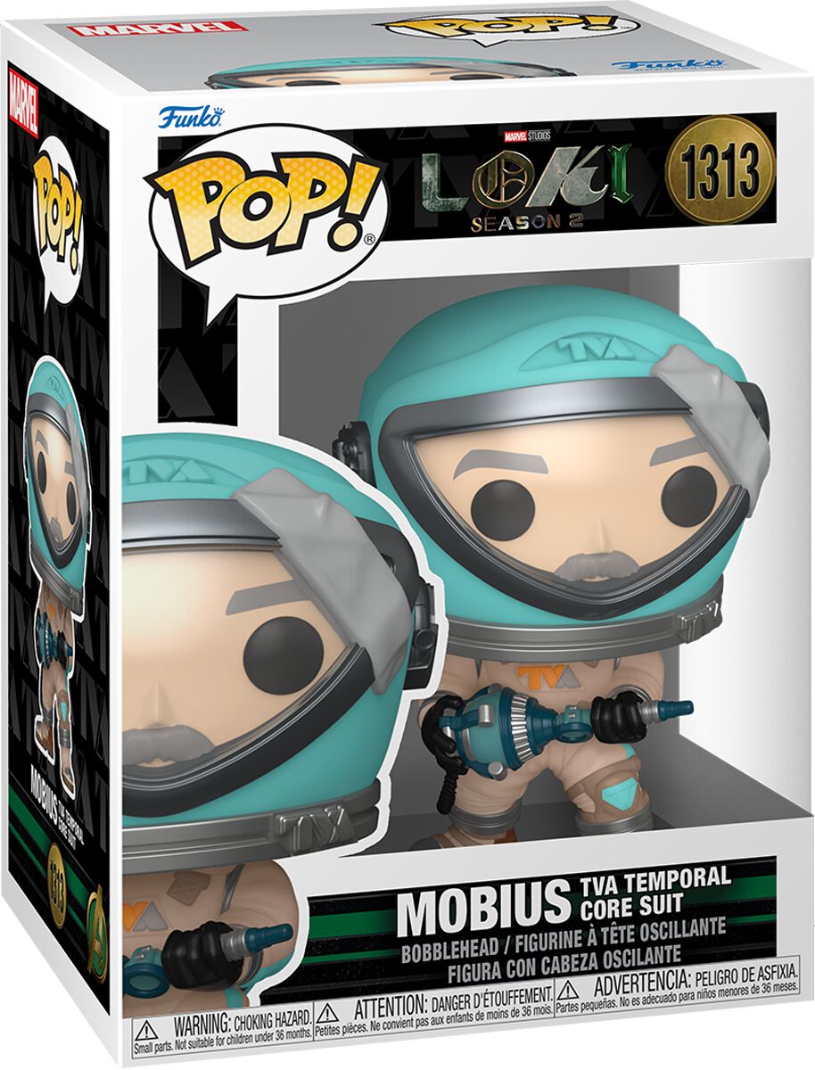 0889698721707 - Season 2 - Mobius TVA Temporal Core Suit Vinyl Figur 1313 Funko Pop! multicolor