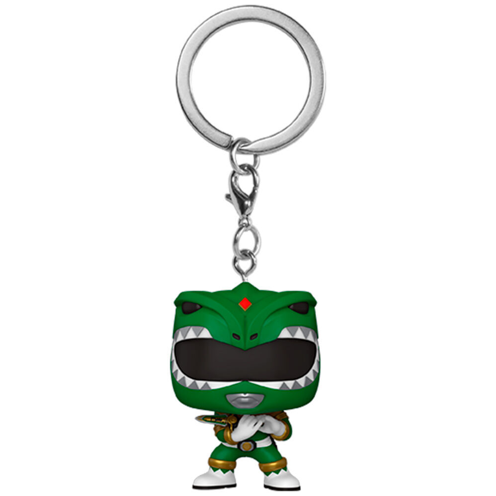 0889698722018 - Schlüsselanhänger Pocket Pop Power Rangers 30Th Anniversary Green Ranger