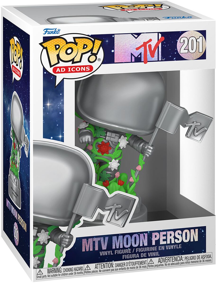 0889698725637 - Moon Person (Pop! AD Icons) Vinyl Figur 201 Funko Pop! multicolor