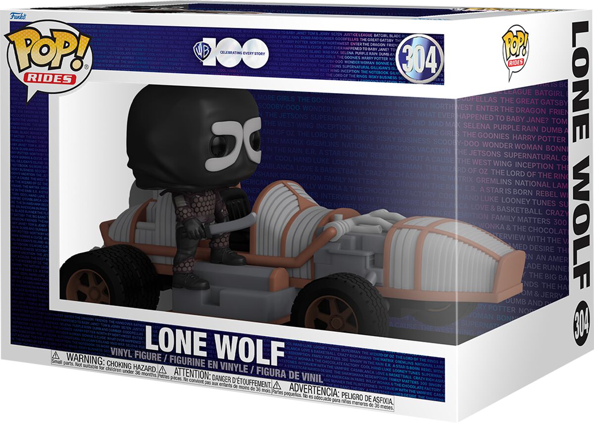 0889698726221 - Warner 100 - 2 - Der Vollstrecker - Lone Wolf (Pop! Rides) Vinyl Figur 304 Funko Pop! multicolor