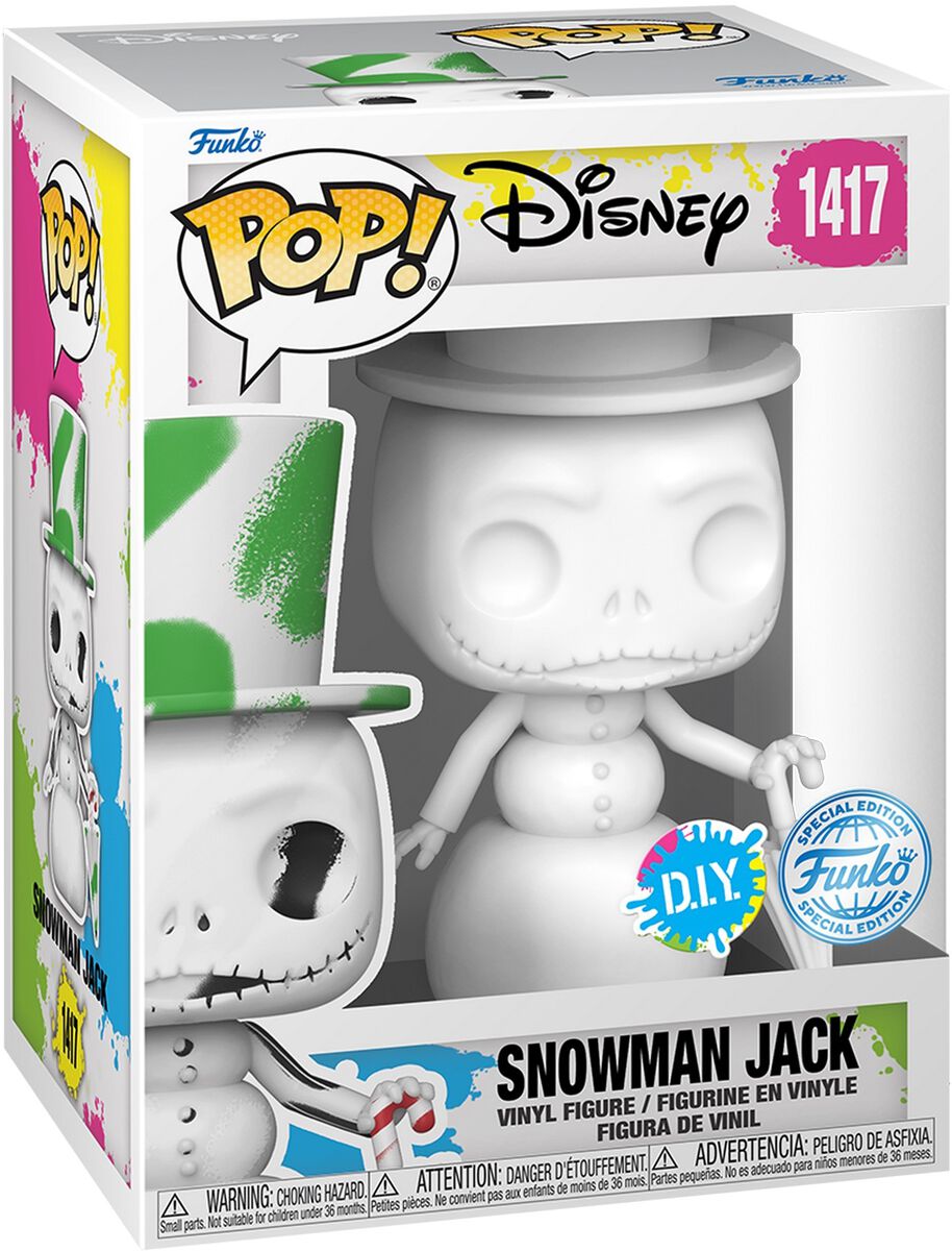 0889698739122 - Snowman Jack (DIY) Vinyl Figur 1417 Funko Pop! weiß