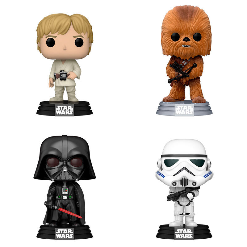 0889698741385 - Figurine Pop Star Wars New Classics Exclusive (x4)