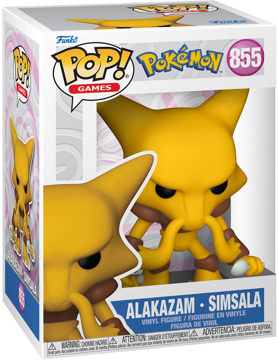 0889698742160 - Alakazam - Simsala Vinyl Figur 855 Funko Pop! multicolor