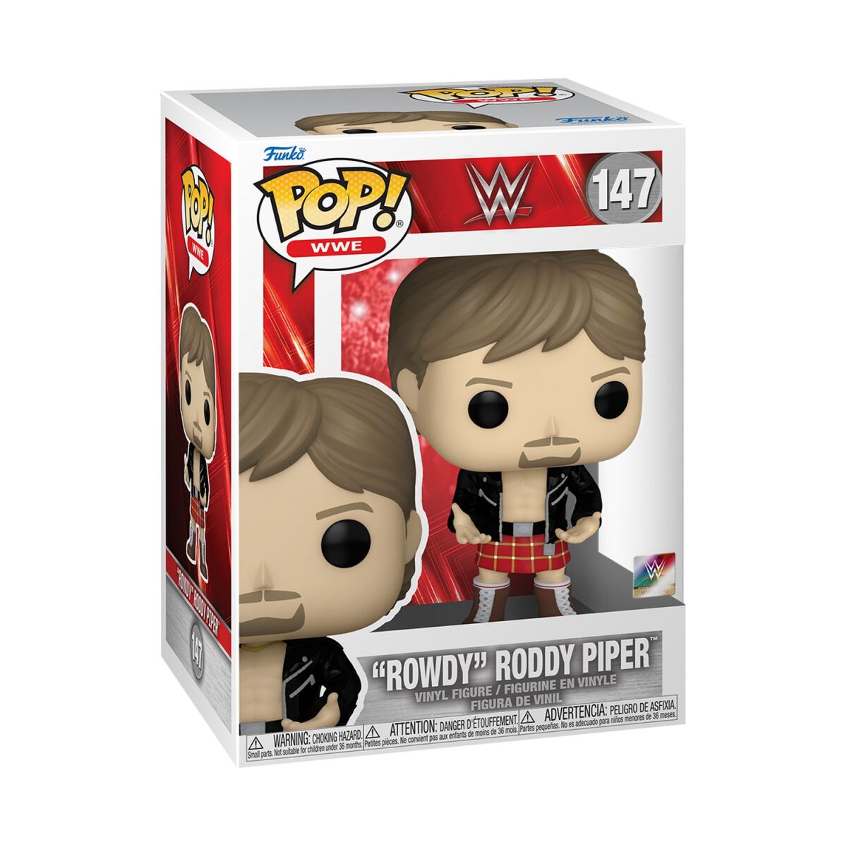 0889698751018 - Rowdy Roddy Piper Vinyl Figur 147 Funko Pop! multicolor