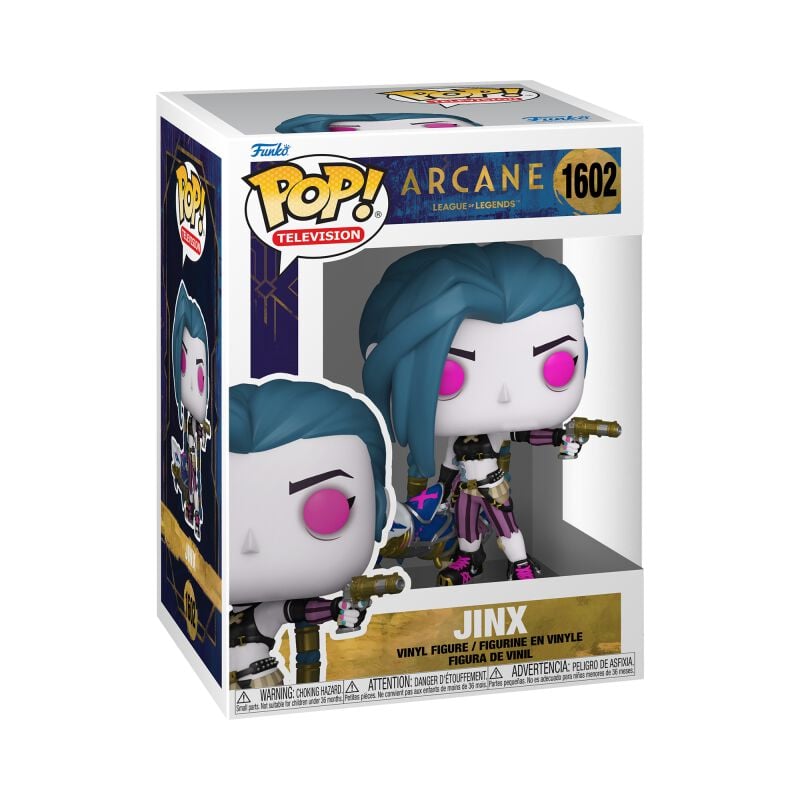 0889698756495 - Arcane - Jinx Vinyl Figur 1602 Funko Pop! multicolor