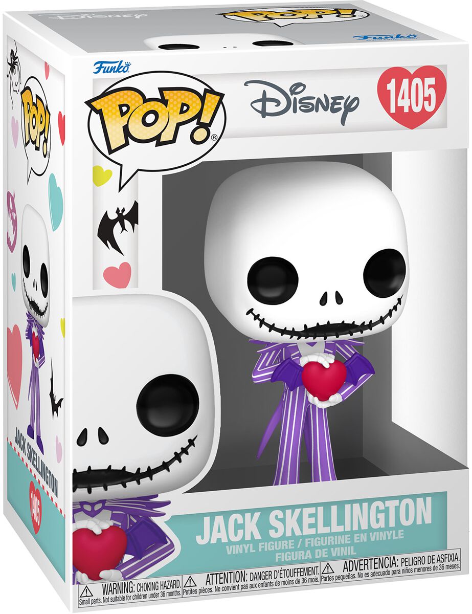 0889698757676 - Jack Skellington (Valentine) Vinyl Figur 1405 Funko Pop! multicolor