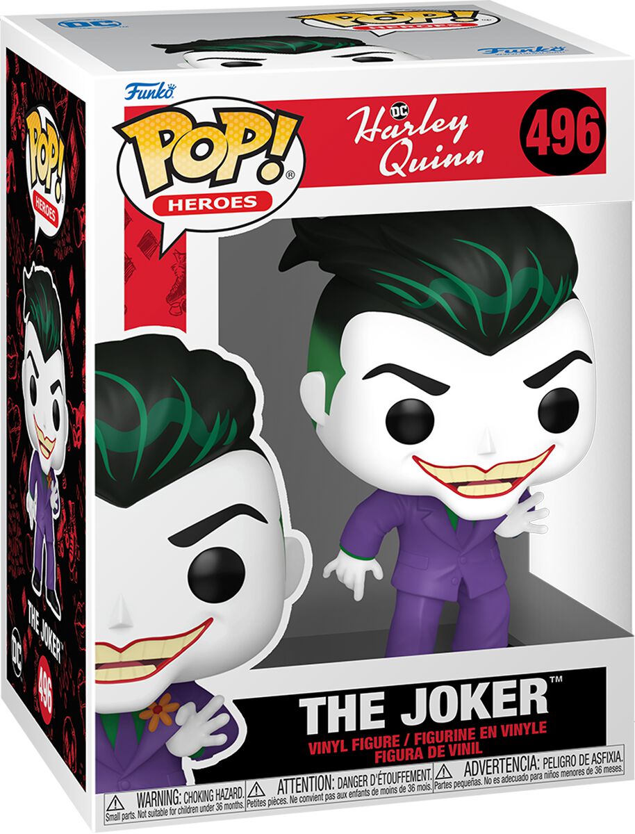 0889698758505 - The Joker Vinyl Figur 496 Funko Pop! multicolor