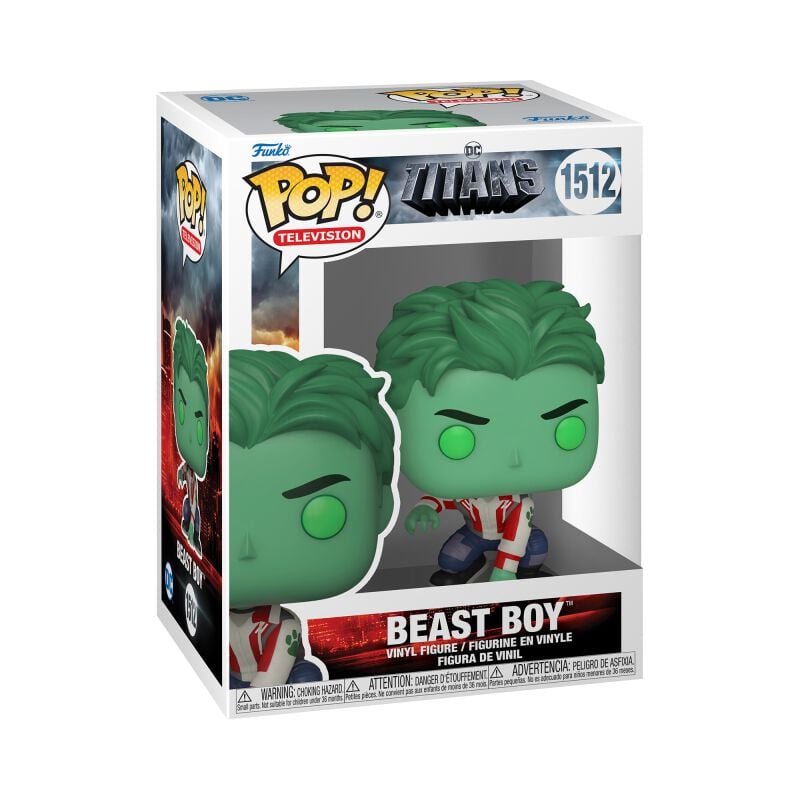 0889698758741 - Season 1 - Beast Boy Vinyl Figur 1512 Funko Pop! multicolor