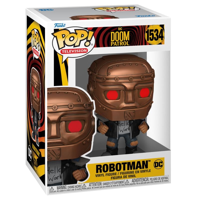 0889698758963 - Robotman Vinyl Figur 1534 Funko Pop! multicolor