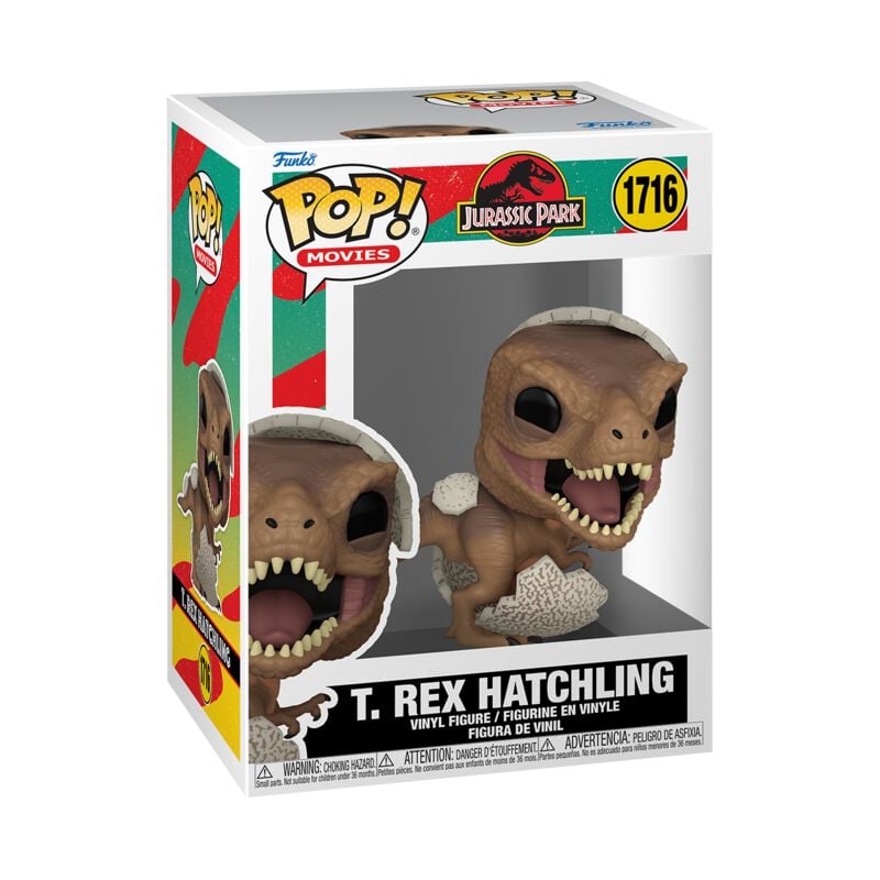 0889698759861 - T Rex Hatchling Vinyl Figur 1716 Funko Pop! multicolor