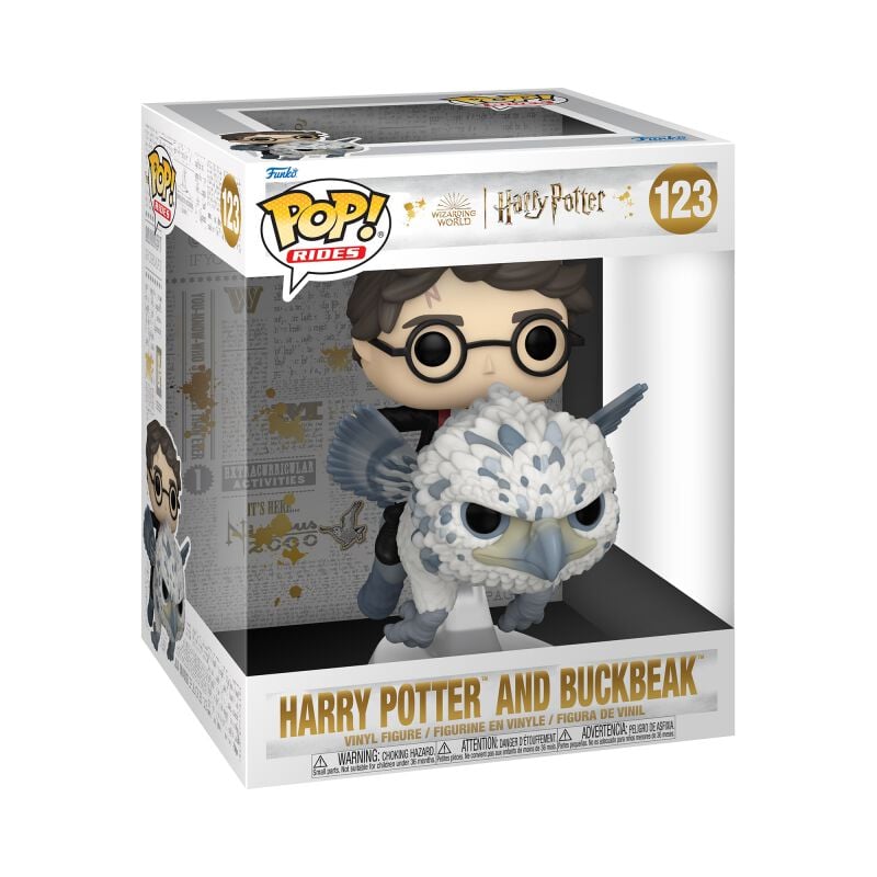 0889698760089 - and Buckbeak (Pop! Rides Deluxe) Vinyl Figur 123 Funko Pop! multicolor