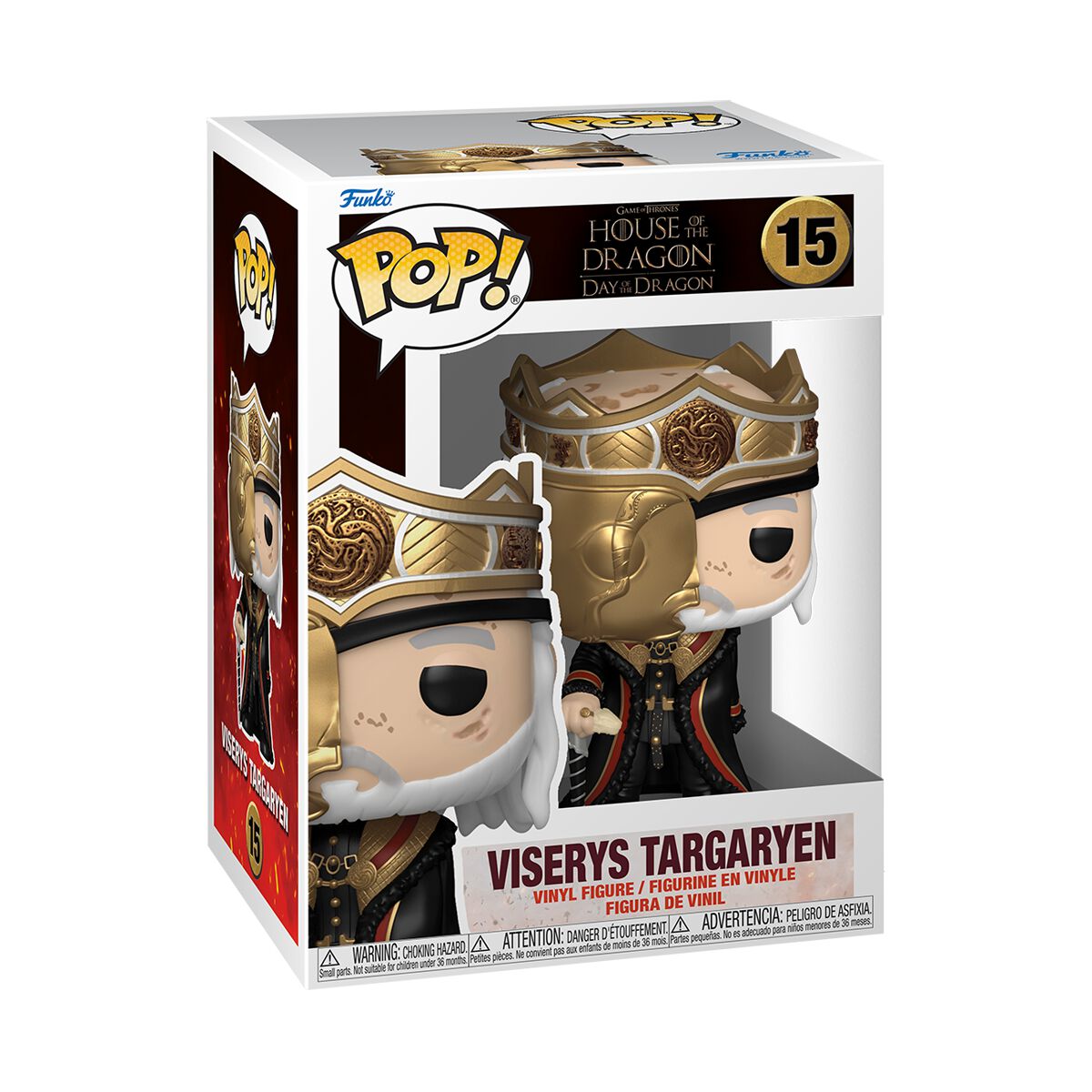 0889698764742 - Viserys Targaryen (Chase Edition möglich!) Vinyl Figur 15 Funko Pop! multicolor