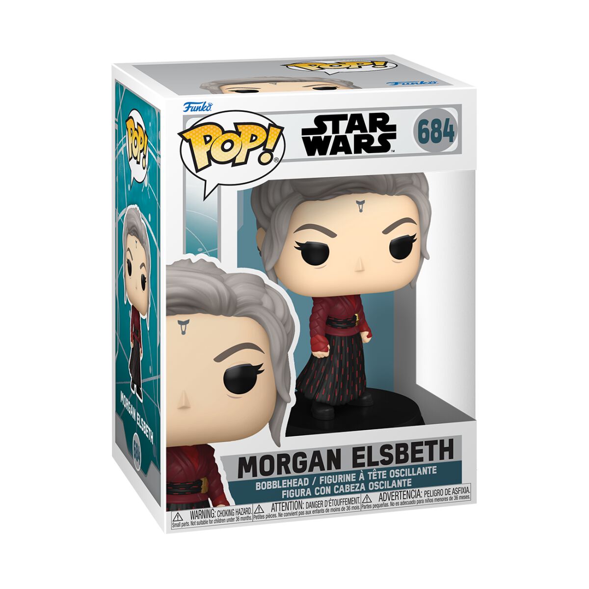 0889698765404 - Ahsoka - Morgan Elsbeth Vinyl Figur 684 Funko Pop! multicolor