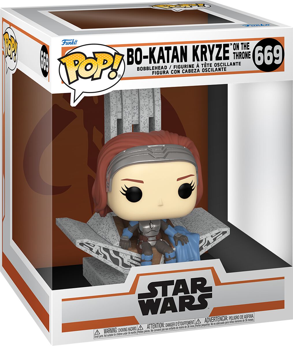 0889698765459 - The Mandalorian - Bo-Katan Kryze on the Throne (POP! Deluxe) Vinyl Figur 669 Funko Pop! multicolor