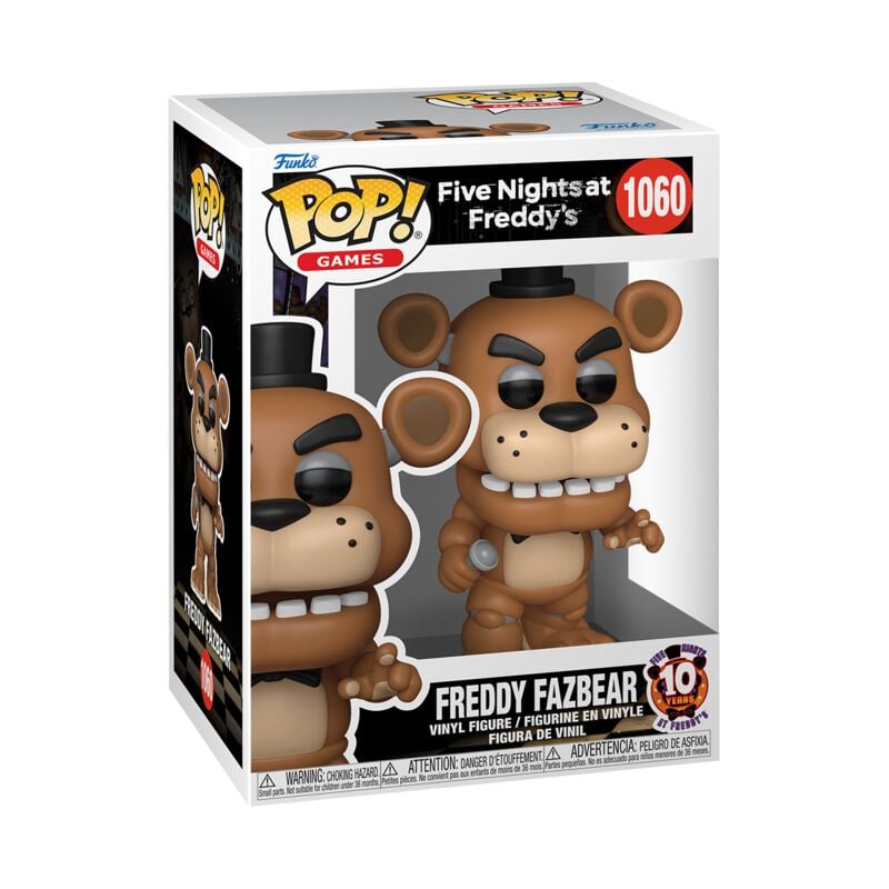 0889698769495 - Five Nights At Freddys Freddy Fazbear Vinyl Figur 1060 Funko Pop! multicolor