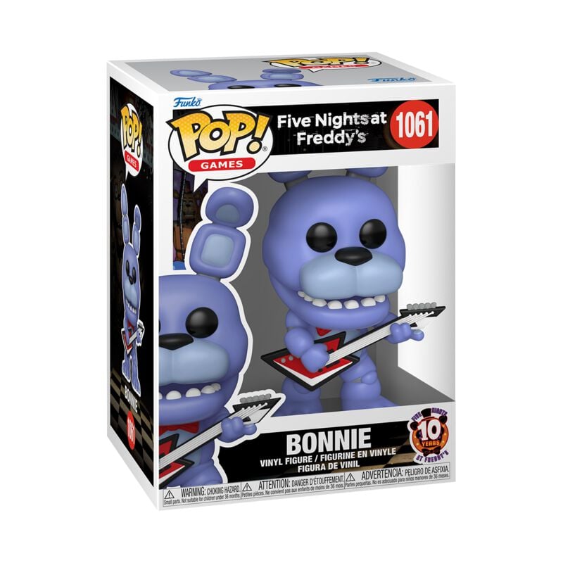 0889698769518 - Five Nights At Freddys Bonnie Vinyl Figur 1061 Funko Pop! multicolor