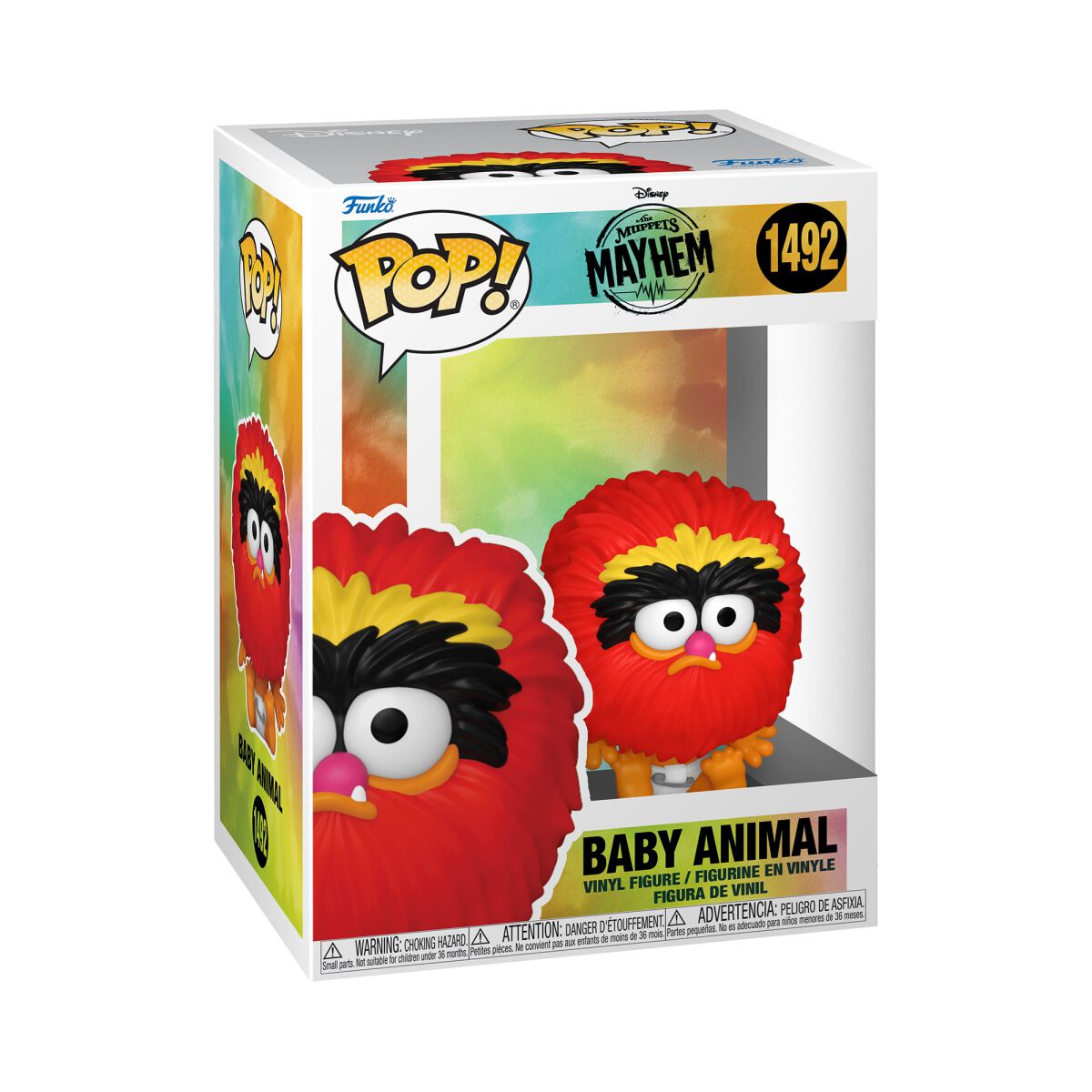 0889698771764 - The Muppets Mayham - Baby Animal Vinyl Figur 1492 Funko Pop! multicolor