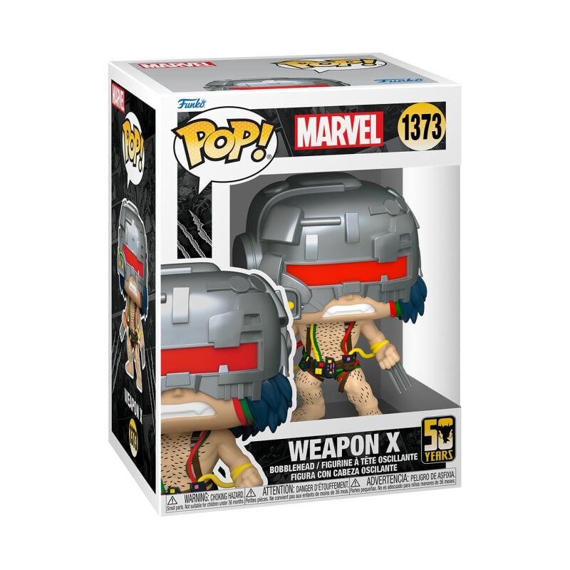 0889698774376 - 50th - Weapon X Vinyl Figur 1373 Funko Pop! multicolor