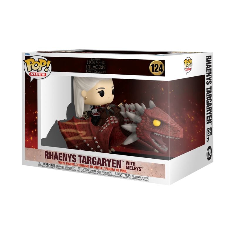 0889698797191 - Rhaenys Targaryen with Meleys (Pop! Rides) Vinyl Figur 124 Funko Pop! multicolor