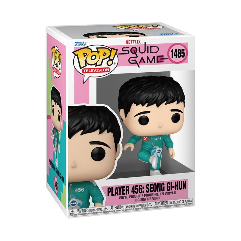 0889698797344 - Player 456 Seong Gi-Hun Vinyl Figur 1485 Funko Pop! multicolor