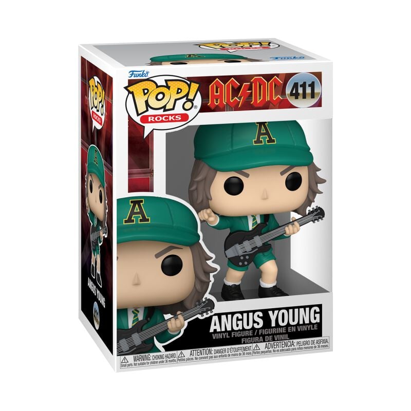 0889698798044 - AC DC Angus Young Vinyl Figur 411 Funko Pop! multicolor