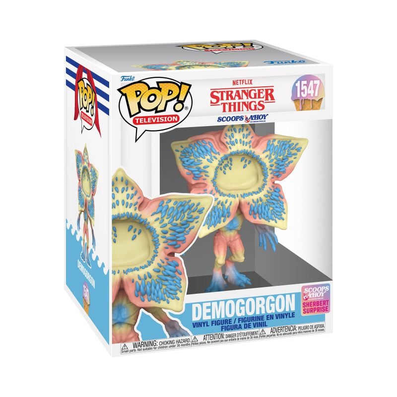 0889698799966 - Demogorgon (Scoops Ahoy) (Super Pop!) Vinyl Figur 1547 Funko Pop! multicolor