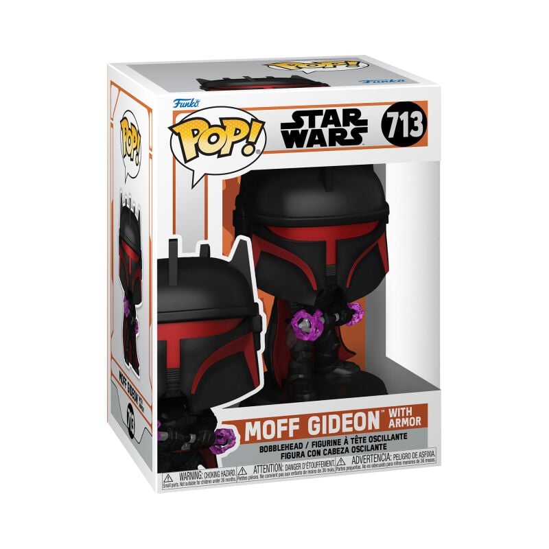 0889698800051 - The Mandalorian - Moff Gideon with Armor Vinyl Figur 713 Funko Pop! multicolor