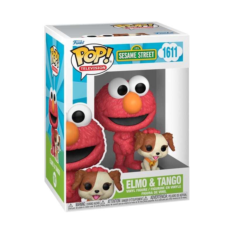 0889698801430 - Elmo & Tango Vinyl Figur 1611 Funko Pop! multicolor