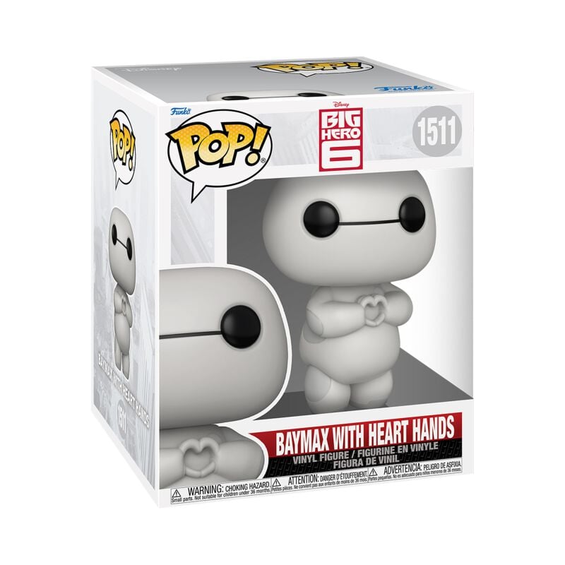 0889698802116 - Big Hero 6 - with Heart Hands (Super Pop!) Vinyl Figur 1511 Funko Pop! multicolor