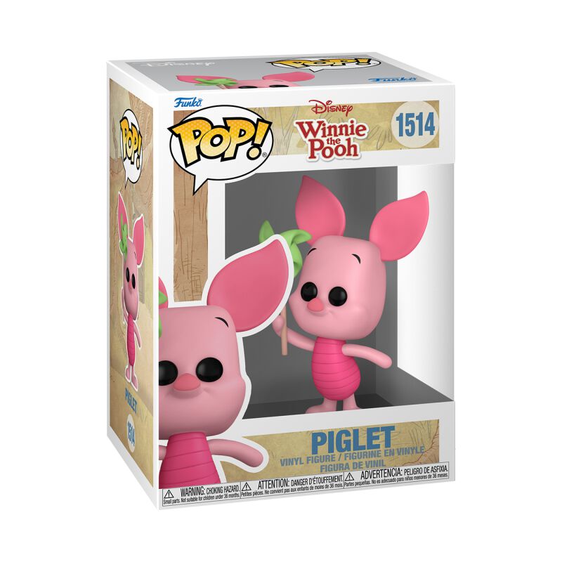 0889698802383 - Winnie The Pooh Piglet Vinyl Figur 1514 Funko Pop! rosa