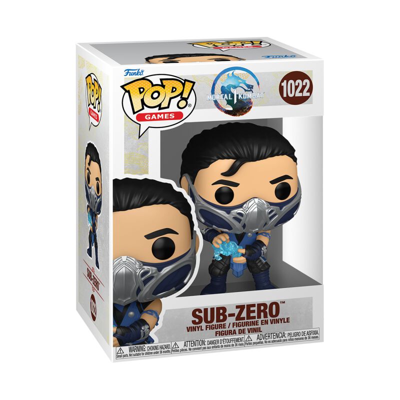 0889698802758 - Sub-Zero Vinyl Figur 1022 Funko Pop! multicolor