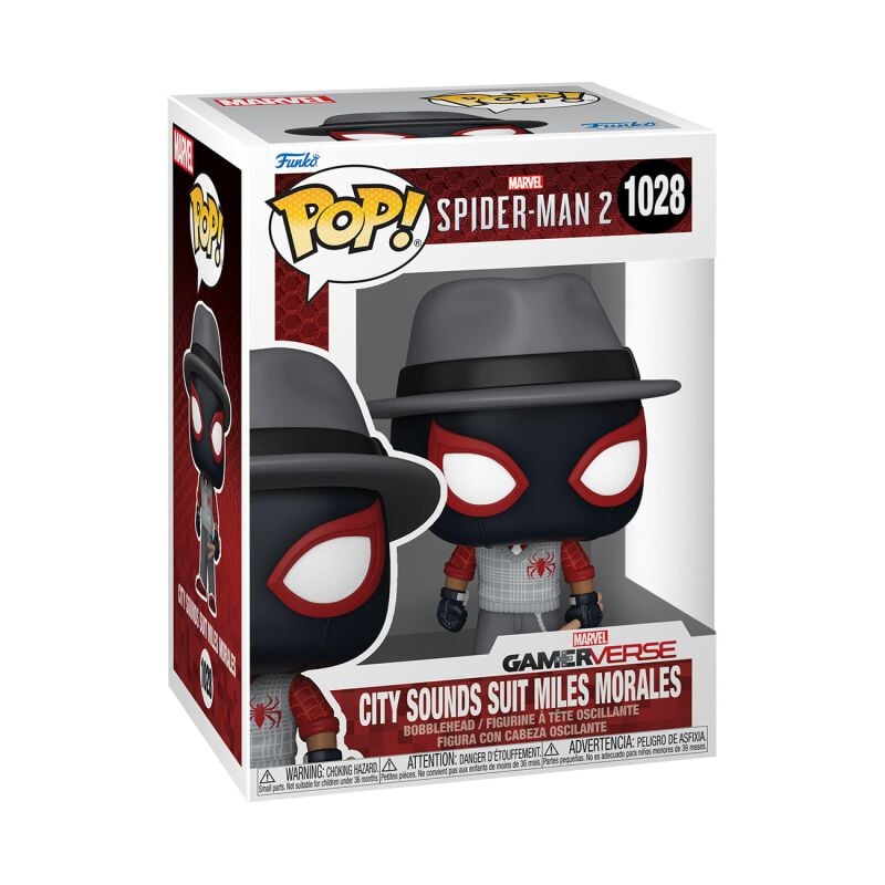 0889698803304 - 2 - City Sounds Suit Miles Morales Vinyl Figur 1028 Funko Pop! multicolor