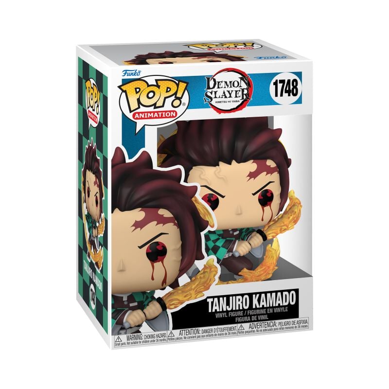 0889698803342 - Tanjiro Kamado Vinyl Figur 1748 Funko Pop! multicolor