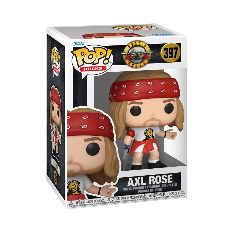 0889698804820 - Guns N Roses Axl Rose Rocks! (Chase Edition möglich) Vinyl Figur 397 Funko Pop! multicolor