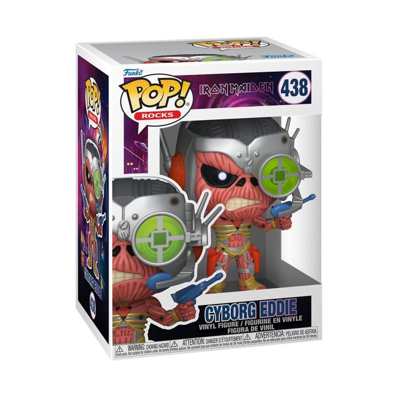 0889698804875 - Cyborg Eddie Rocks! (Somewhere in Time) Vinyl Figur 438 Funko Pop! multicolor