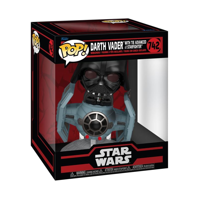 0889698807692 - Darth Vader with the Advanced x1 Starfighter (Pop! Rides Deluxe) Vinyl Figur 742 Funko Pop! multicolor