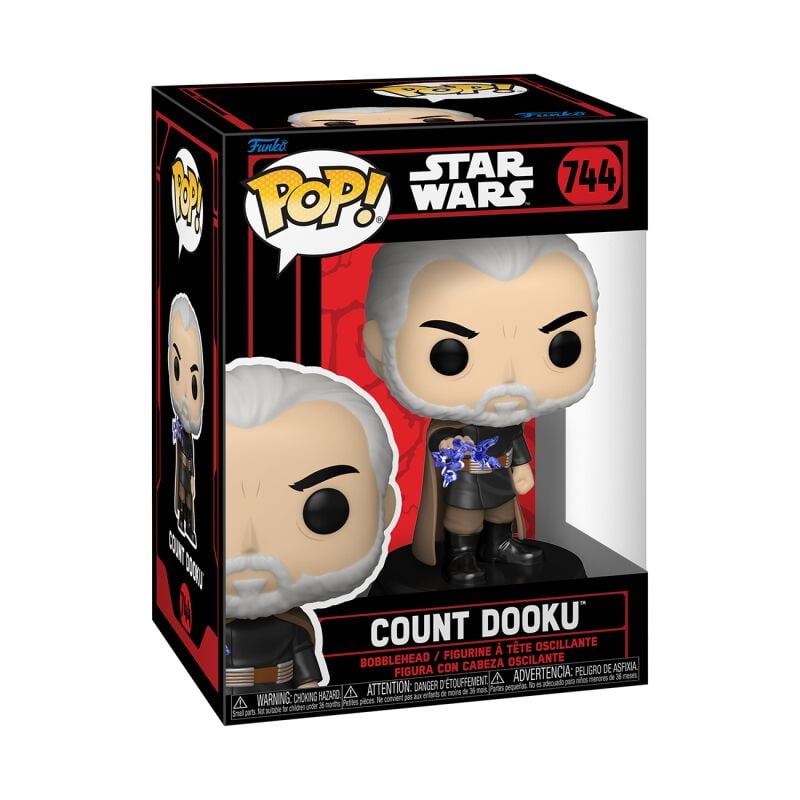 0889698807708 - Count Dooku Vinyl Figur 744 Funko Pop! multicolor