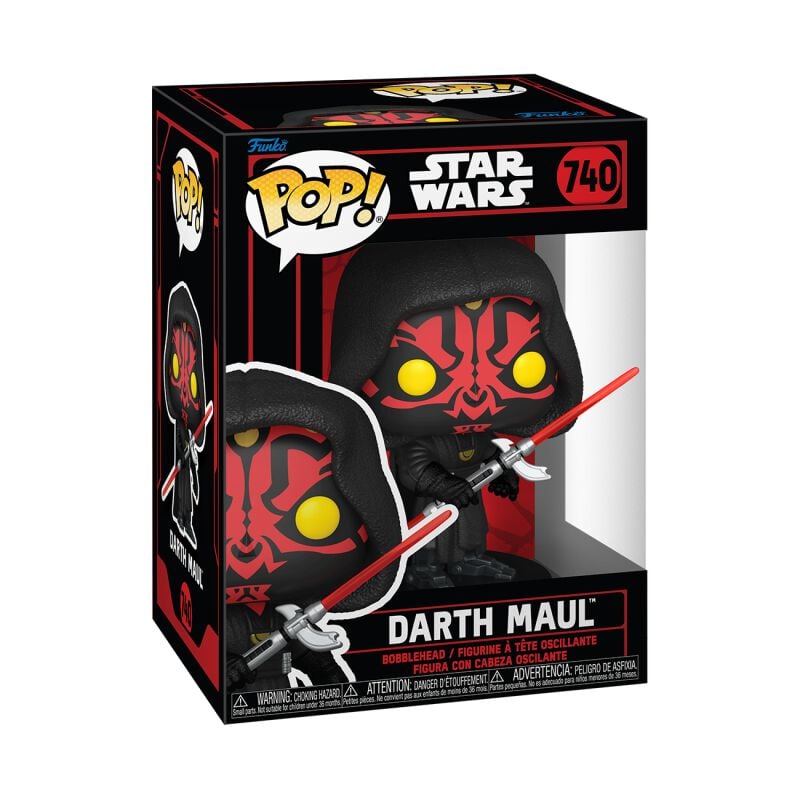 0889698807715 - Darth Maul Vinyl Figur 740 Funko Pop! multicolor