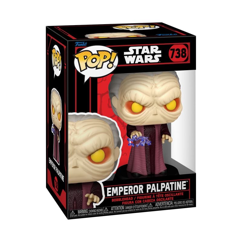 0889698807739 - Emperor Palpatine Vinyl Figur 738 Funko Pop! multicolor