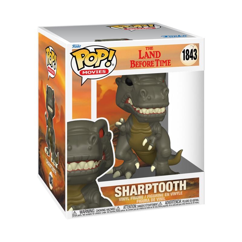 0889698811927 - Sharptooth (Super Pop!) Vinyl Figur 1843 Funko Pop! multicolor