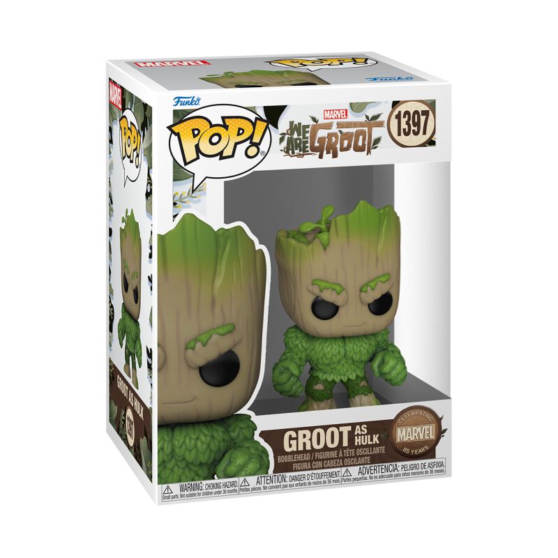 0889698813389 - We Are Groot - Groot as Hulk Vinyl Figur 1397 Funko Pop! multicolor