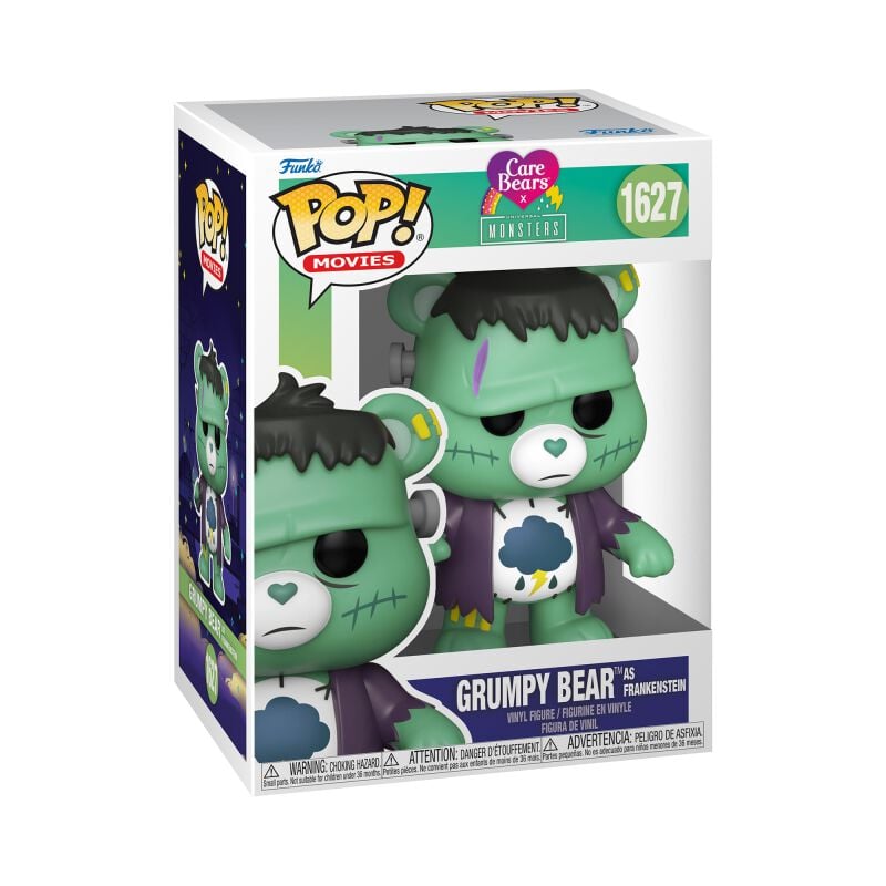 0889698815369 - x Universal Monsters - Grumpy Bear as Frankenstein Vinyl Figur 1627 Funko Pop! multicolor