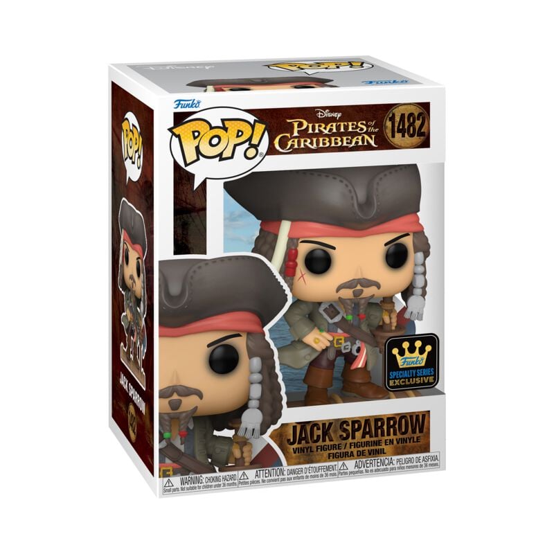 0889698819404 - Jack Sparrow Vinyl Figur 1482 Funko Pop! multicolor