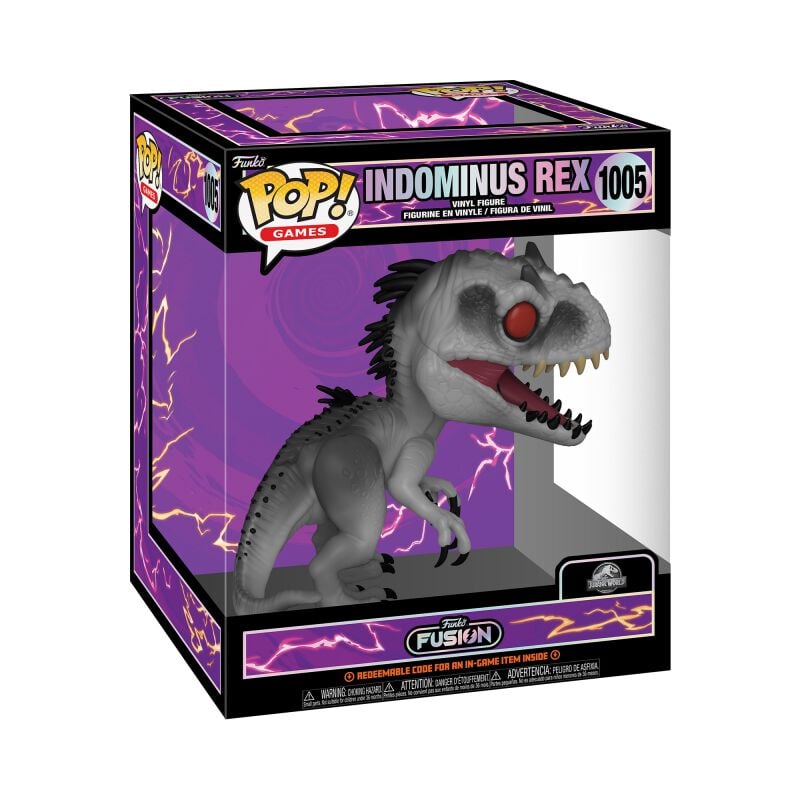 0889698824156 - Jurassic World - Indominus Rex (Chase Edition möglich) (Super Pop!) Vinyl Figur 1005 Funko Pop! multicolor