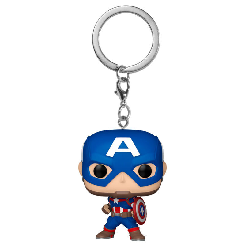 0889698824927 - Schlüsselanhänger Pop ! Marvel Captain America Classics 0889698824927 - Schlüsselanhänger Pop ! Marvel Captain America Classics